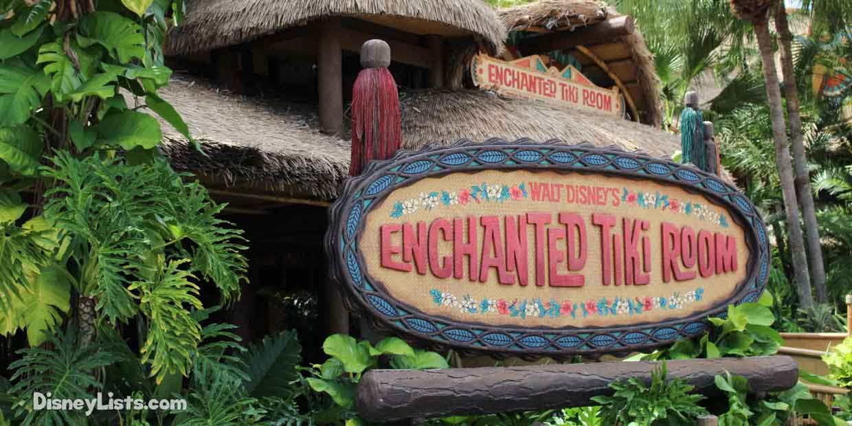 Enchanted Tiki Room Menu Enchanted Tiki Room Menu