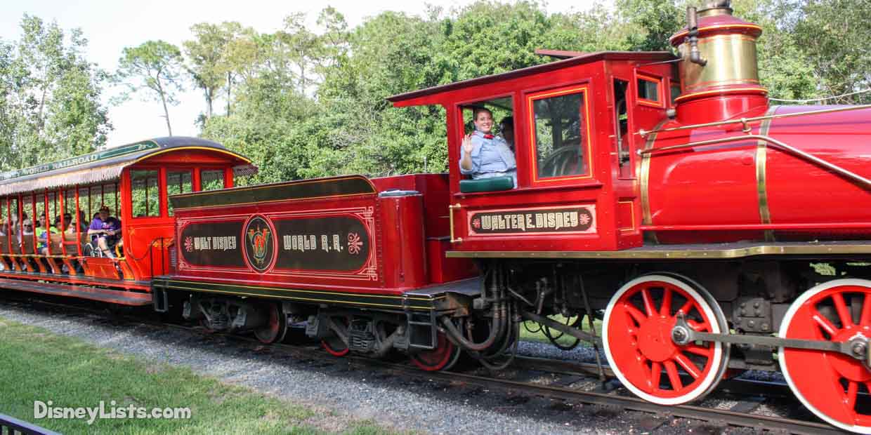 Full Ride on the Magic Kingdom Train With New Narration and Tron View -  Walt Disney World Railroad 