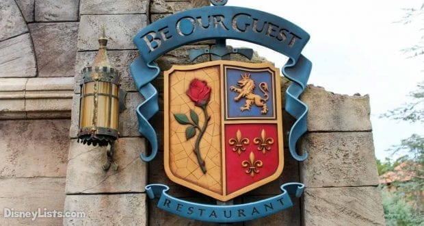 6 Things You Need To Know About Dinner At Be Our Guest Restaurant In Disney S Magic Kingdom Disneylists Com