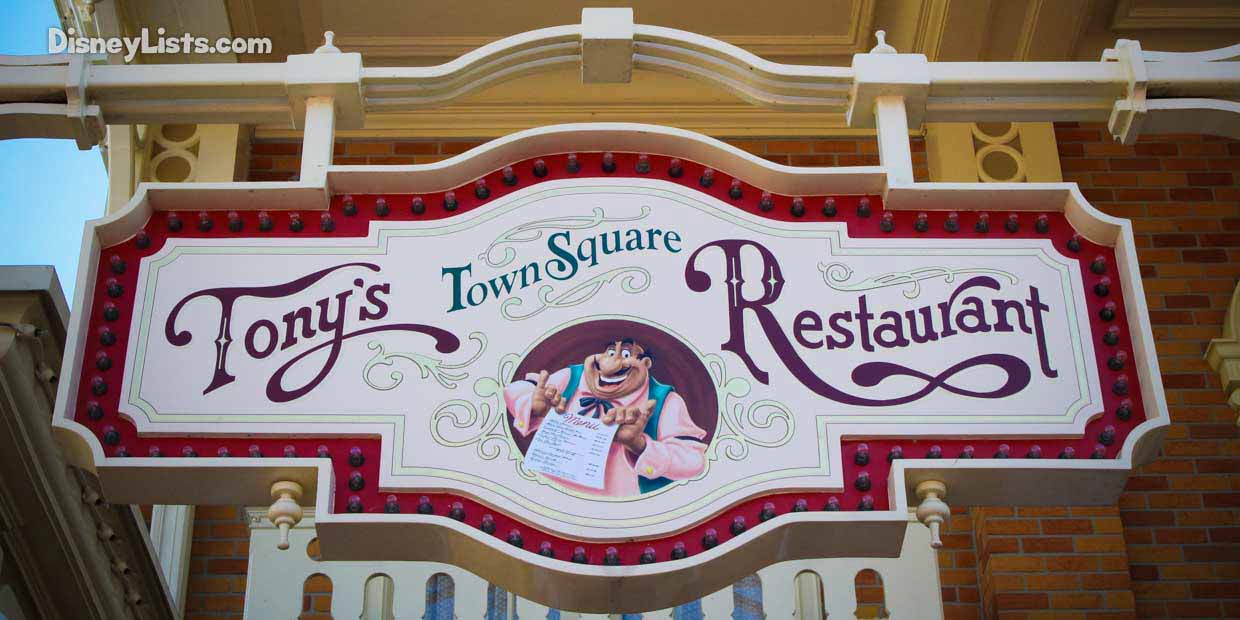 Tony's restaurant deals