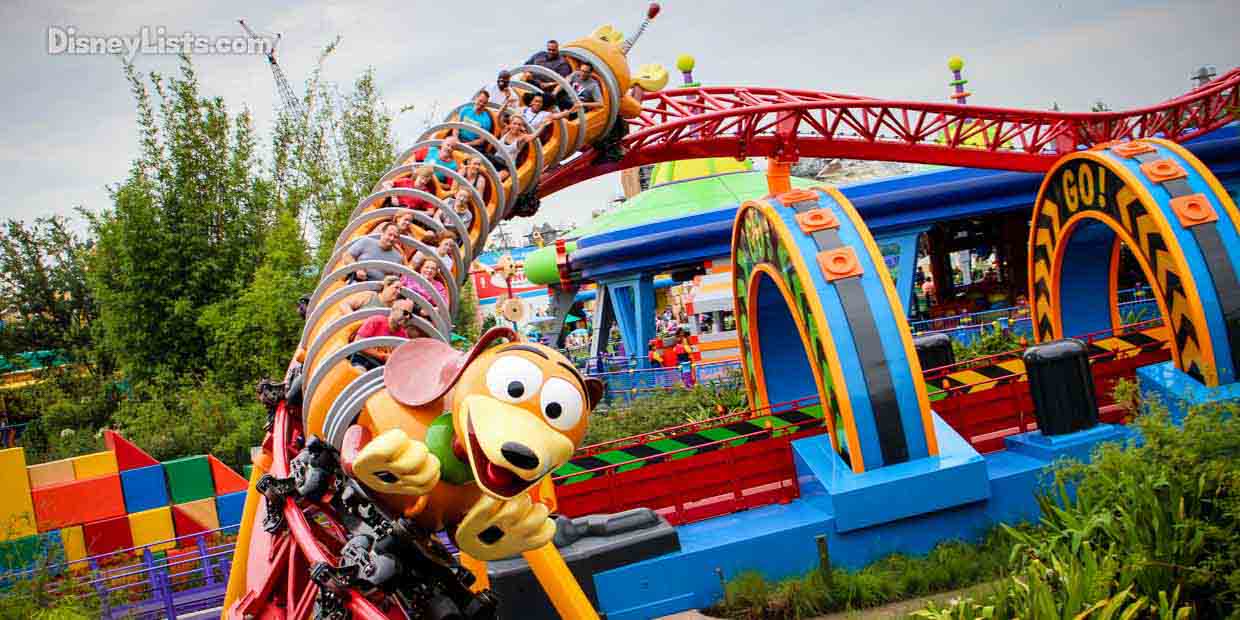 Toy Story Land Slinky Dog Dash Rollercoaster Sticker