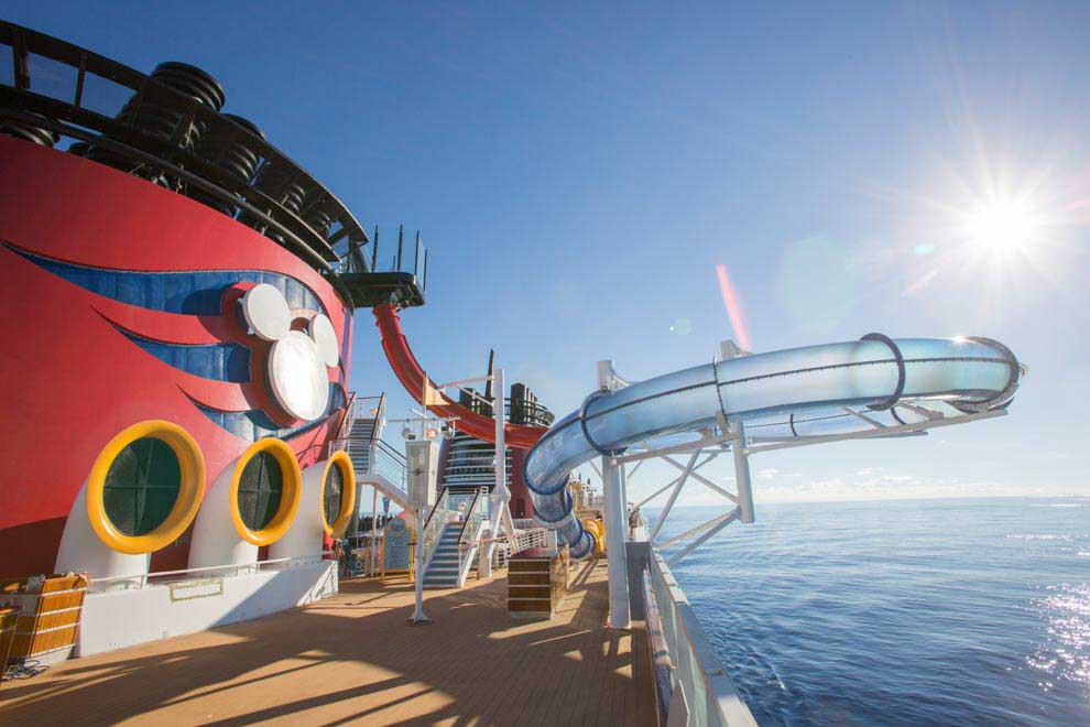 Disney Cruise Line Experiencing the Pools as a Family with Young Kids