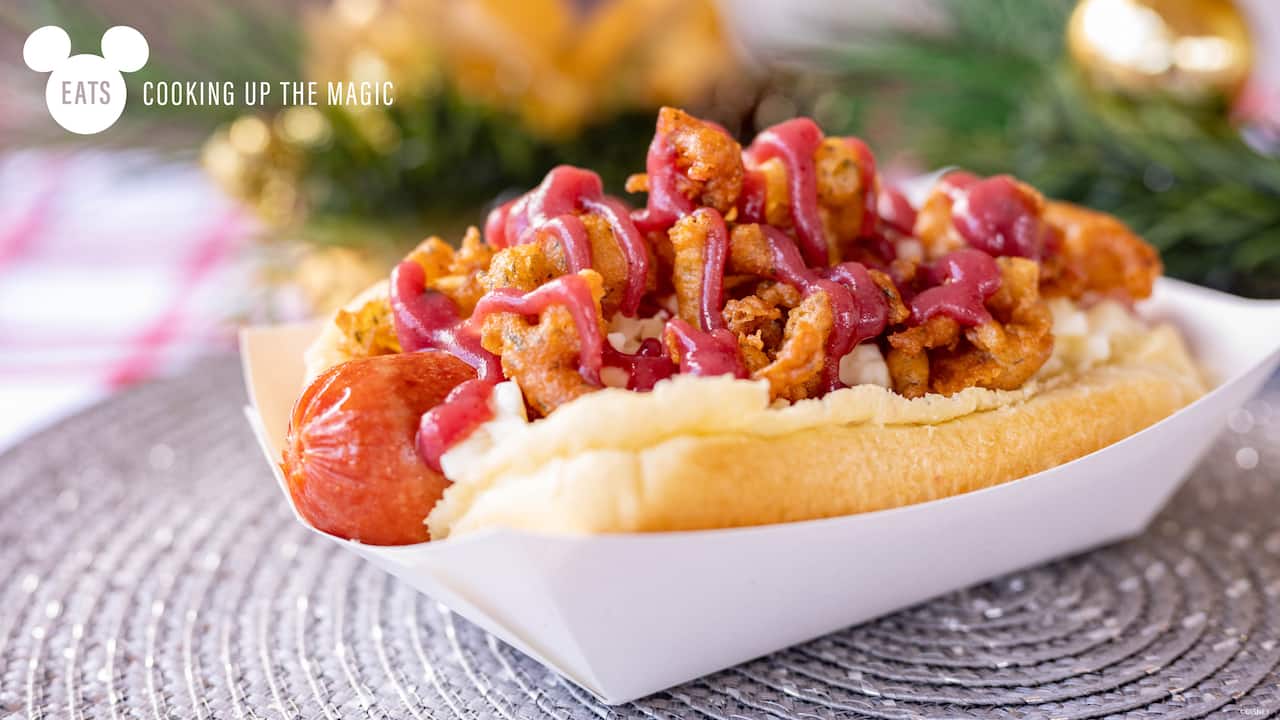 Disney Recipes Holiday Dinner Hot Dog Recipe from Casey's Corner at