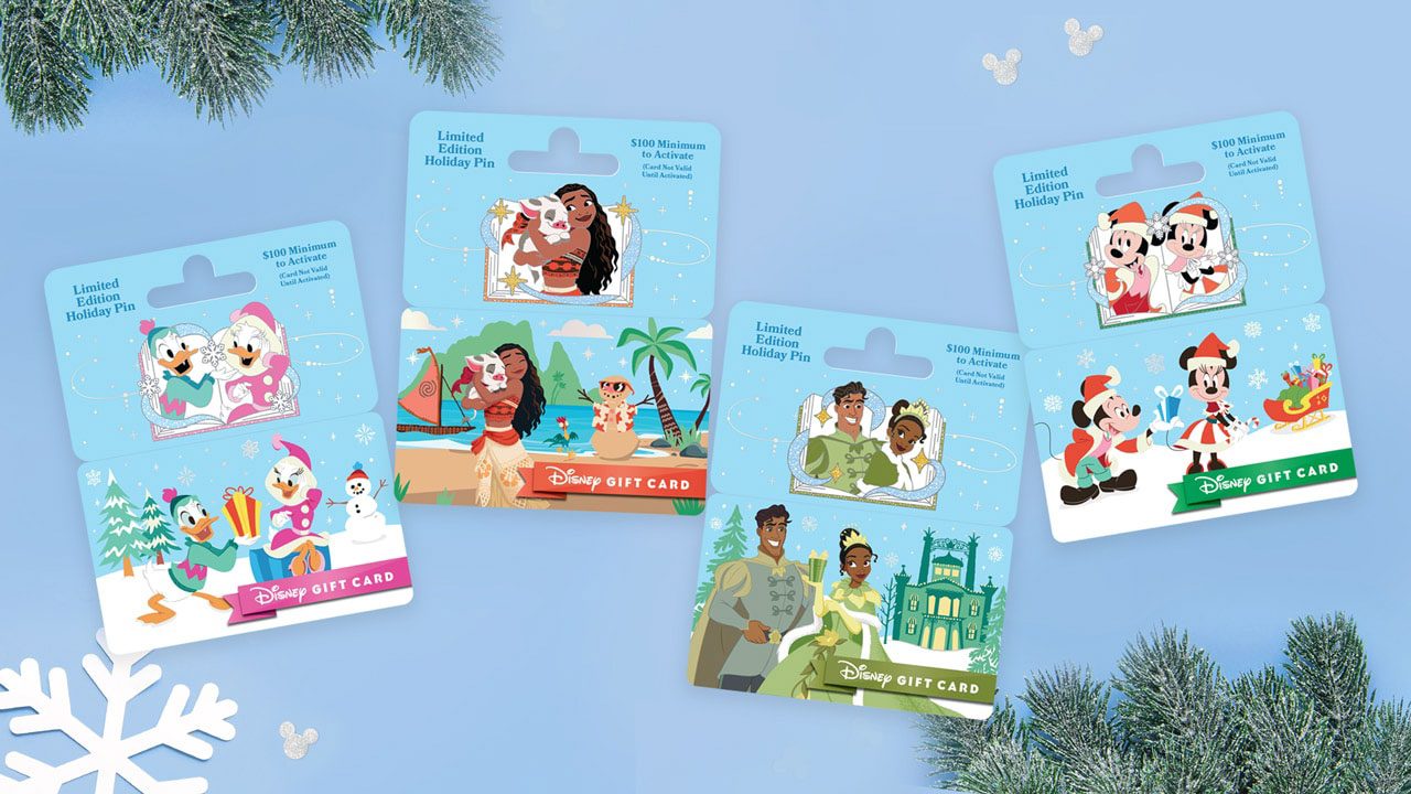 NEWS: Disney Gift Cards Including Holiday Pins Featuring Mickey