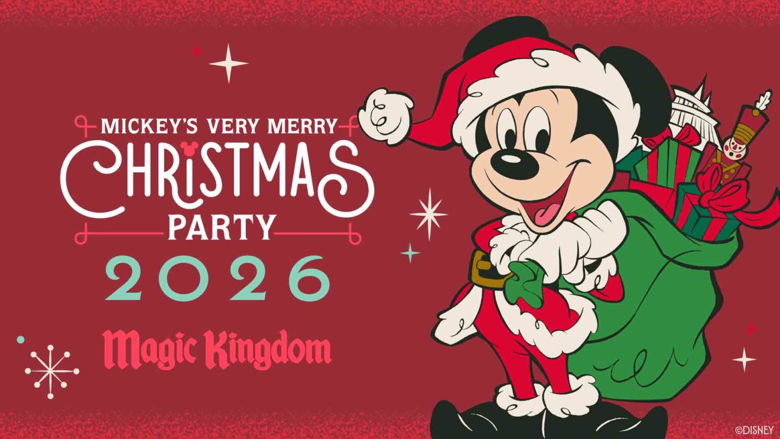 NEWS: Mickey’s Very Merry Christmas Party Details & Dates Announced
